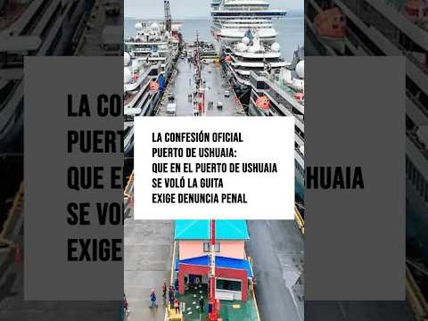 LA VICEGOBERNADORA DE TIERRA DEL FUEGO DEBE DENUNCIAR SI VOLARON LA GUITA DEL PUERTO DE USHUAIA