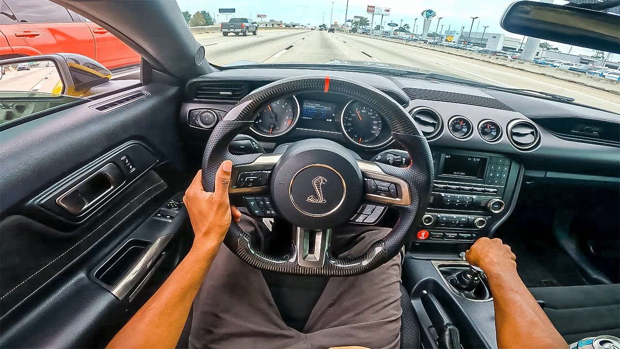 POV RUNNING LATE TO WORK IN A 900HP SHELBY GT350