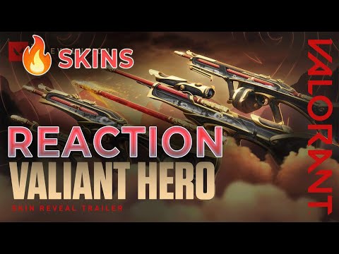 *NEW* BUNDLE IS 🔥 "Valiant Hero Skin Reveal Trailer" (Reaction)