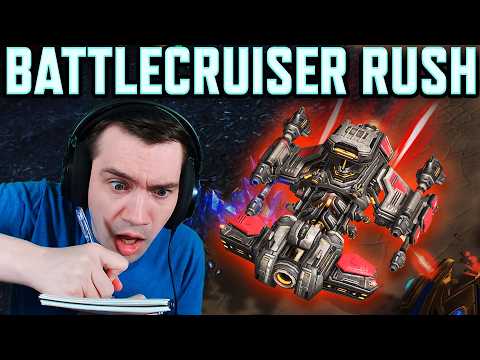 NEW Battlecruiser Mech Terran vs Protoss! StarCraft 2