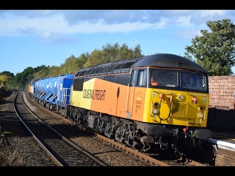 #742: [RHTT] Colas Class 56113 & 56087 pass Colwyn Bay (15/10/16)