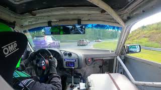 Day 1 Last Stint Part 2 White Powder Racing Thompson Speedway 2025 BMW E36 24 hours of Lemons