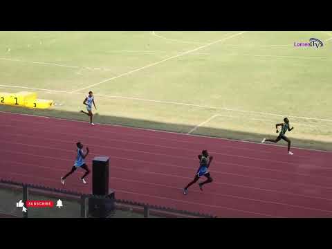 Boys 400m hurdles heat 4. 58.6sec. Zone 3. Ashanti region interco 2026.