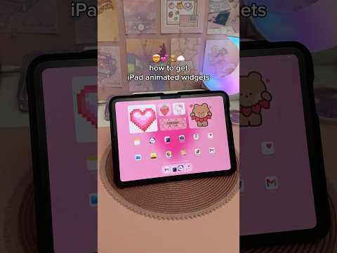 how to get iPad animated widgets 🤯💕 homescreen aesthetic | apple iPad apps | iPad tutorial | TapeKit