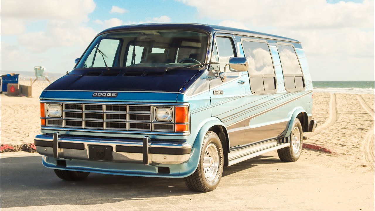Cold Start 48k Mile 1991 Dodge Ram B250 Family Wagon ...