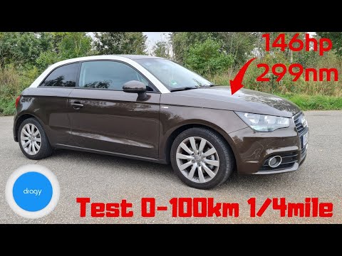 Audi A1 | 1.6tdi stage1 146hp 299nm | Dragy test |