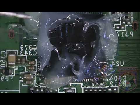 EA3HWU Reparando placa SMD desoldado CI.