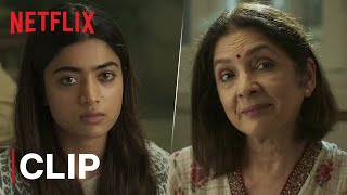 Neena Gupta, Amitabh Bachchan and Rashmika Have A Chat | Goodbye | Netflix India