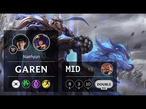 Garen Mid vs Qiyana - KR Challenger Patch 9.17