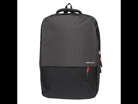 ROYAL SON 14 inch Laptop/Macbook Water Resistant Backpack Bag