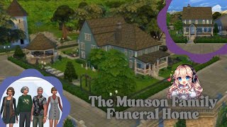 come tour my funeral home small business in The Sims 4!!