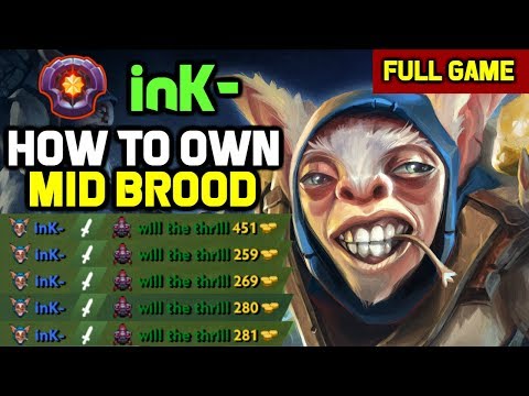 OMG! He last picked Meepo into Broodmother and showed who's the BOSS in Mid