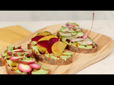 Avocado Toast with Soy Balsamic Glaze