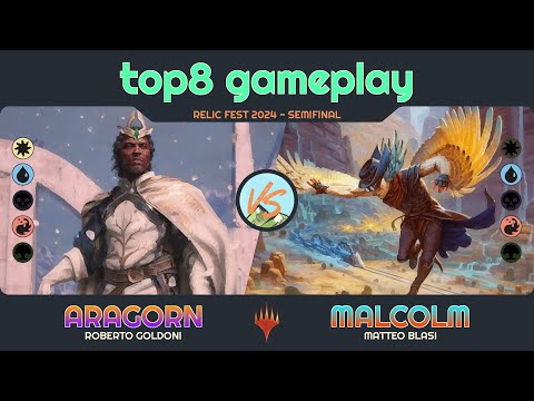 Aragorn vs. Malcolm - Relic Fest 2024 - Semifinal - Duel Commander - EDH│MTG│bitzelberg