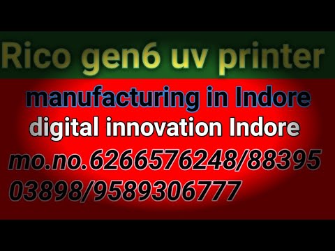 Avighna R2R UV 3200 Ricoh Gen 6 Printing Machine