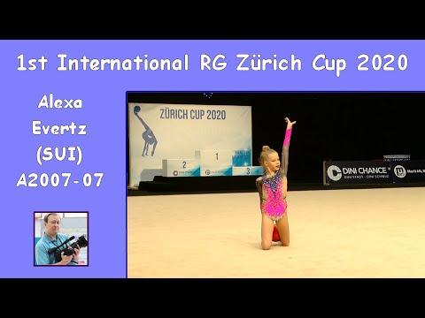 Alexa Evertz (SUI) - A2007 07 - RG Zuerich Cup 2020