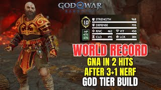 GNA Deleted In 2 Hits After 3+1 Glitch Patch - God Tier Build - God Of War Ragnarok