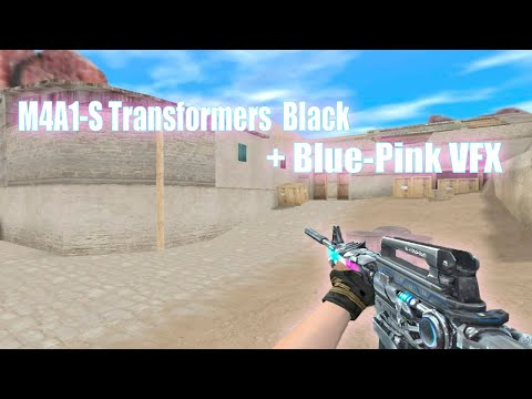 CF Offline : M4A1-S Transformers - Black Texture - Blue & Pink VFX