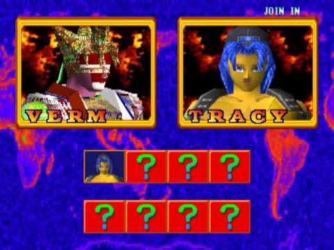 Battle Arena Toshinden 2 [Arcade] - Sho & Vermilion on select screen (freezes)