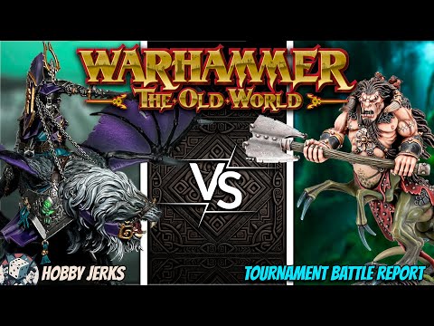 The Reaping - Round 1 - Dark Elves vs Beastmen - Warhammer The Old World (Tournament Battle Report)