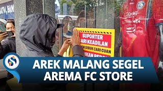 Arek Malang Segel Arema FC Store: Suporter Cari Keadilan Kalian Sibuk Cari Cuan