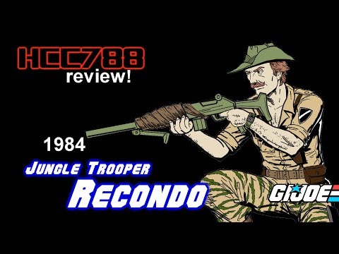 HCC788 - 1984 RECONDO - Jungle Trooper - Vintage G.I. Joe toy review!