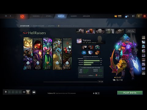 dota2core Yatoro Anti Mage - Hellraisers - Team Spirit -