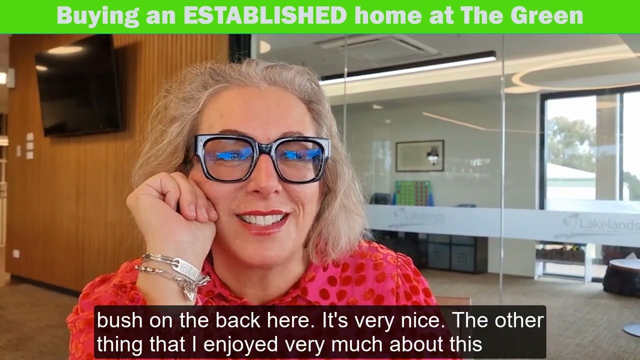 Linda buying an Established home at The Green