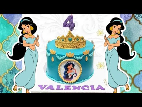 Disney Princess JASMINE cake tutorial