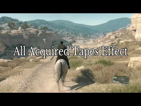 MGSV TAPES EFFECT ON THE BATTLEFIELD - All Acquired Tapes Effect