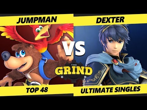 The Grind 114 Top 48 - Jumpman (Banjo) Vs. Dexter (Marth) Smash Ultimate - SSBU