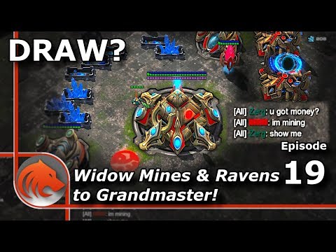StarCraft 2: Blowing up Battlecruisers With Widow Mines!
