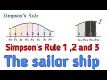 Chief Mate Phase 1 Simpson S Rule
