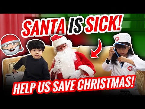 🎠 CrazyCarousel.TV - 🎅 Santa Got Sick 😱 Help us save Christmas 🎁  | Educational Videos for Kids