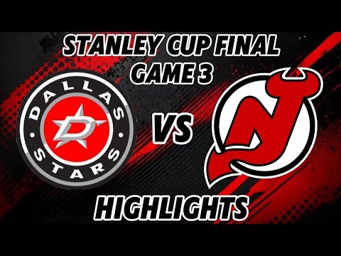 Highlights of Game 3 - Dallas Stars vs New Jersey Devils - Stanley Cup Final