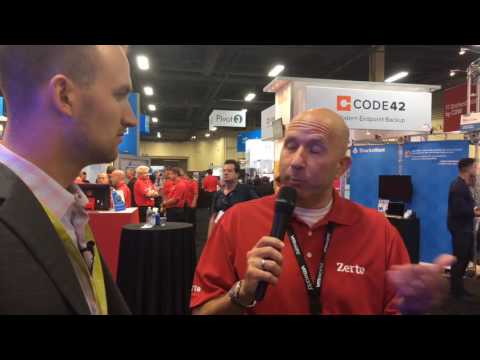 VMworld 2016 Interview with Zerto
