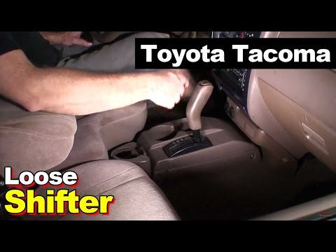 Toyota Tacoma or 4Runner Loose Shift Shifter Handle Bushing, Stuck Ignition Key, Easy & Cheap Fix!