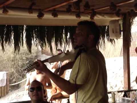 Micah the violinist & Marcello Marchitto @ Sa Trinxa Ibiza / Salinas Beach 2009