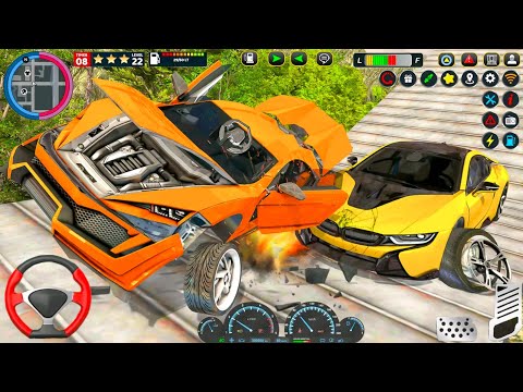 Cars Demolition Derby Arena Battle Missile Shooting Crash Stunt Racing Simulator - Android Gameplay.