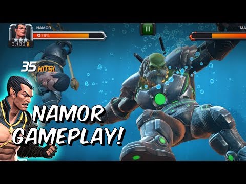Namor Rank Up & Gameplay! - MEGA SP3 FURY!! - Marvel Contest of Champions