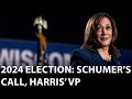 Chuck Schumer calls on Trump to replace J.D. Vance, who will Kamala pick as VP?