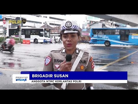 NTMC - PANTAUAN ARUS LALU LINTAS DI MATRAMAN, JAKARTA TIMUR