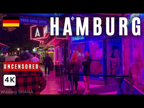 🔥🇩🇪 Crazy night in HAMBURG Red light district, Reeperbahn
