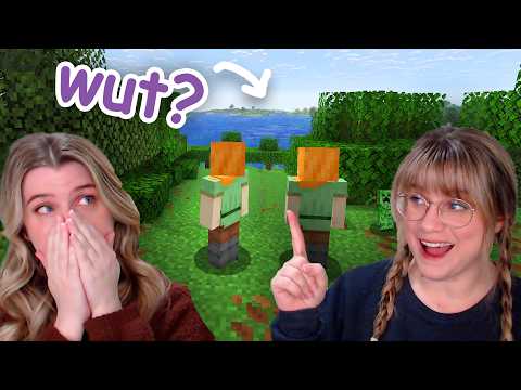 playing minecraft for the first time EVER