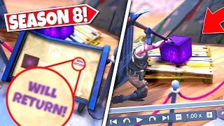 new hidden cube location found after latest update teases the cubes return - isola di fortnite season 8