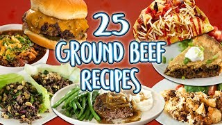 25 Ground Beef Recipes | Easy How To Recipe Compilation | Well Done