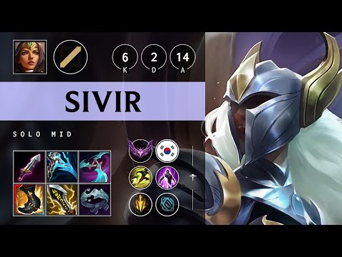 Sivir Mid vs Twisted Fate - KR Master Patch 25.13