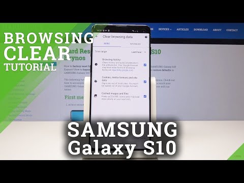 How to Clear Browsing Data on SAMSUNG Galaxy S10 - Reset Browser Data