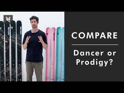 Differences between Prodigy and Dancer Series: Faction Skis 23|24