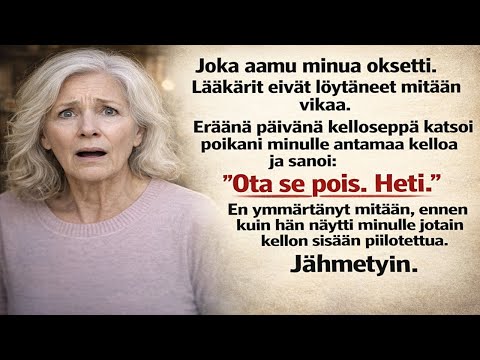 "Ota tämä pois heti" - Kelloseppä paljastaa, mitä poikani minulle antamassa kellossa oli piilossa